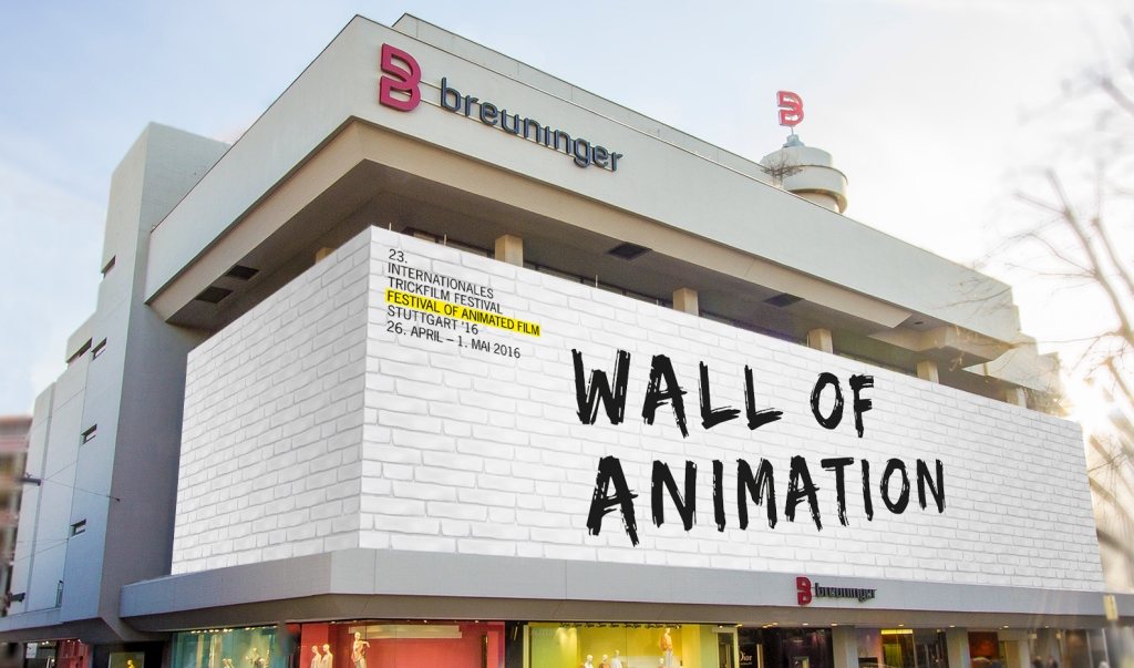 Das ist wirklich großARTig: Die Breuninger – Wall of Animation anlässlich des 23. Internationalen Trickfilm-Festivals in Stuttgart